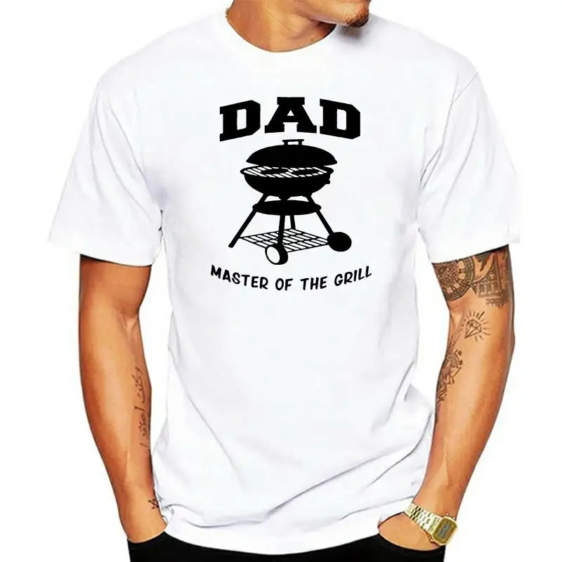 

DaD Master Of The Grill Weber BBQ Bar B Que Fathers Day Gift Tee T Shirt