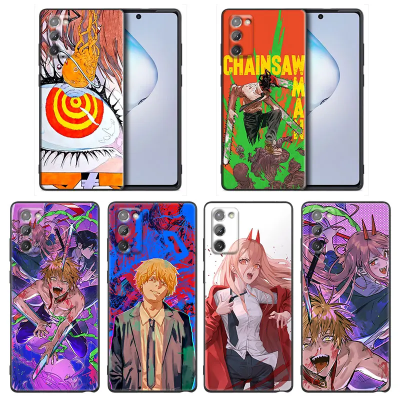 

Anime Power Chainsaw Man Denji Sumsung M31 Cover For Galaxy M30S M51 M21 M62 M32 M23 Case For Samsung Note 20 Ultra 9 10 Fundas