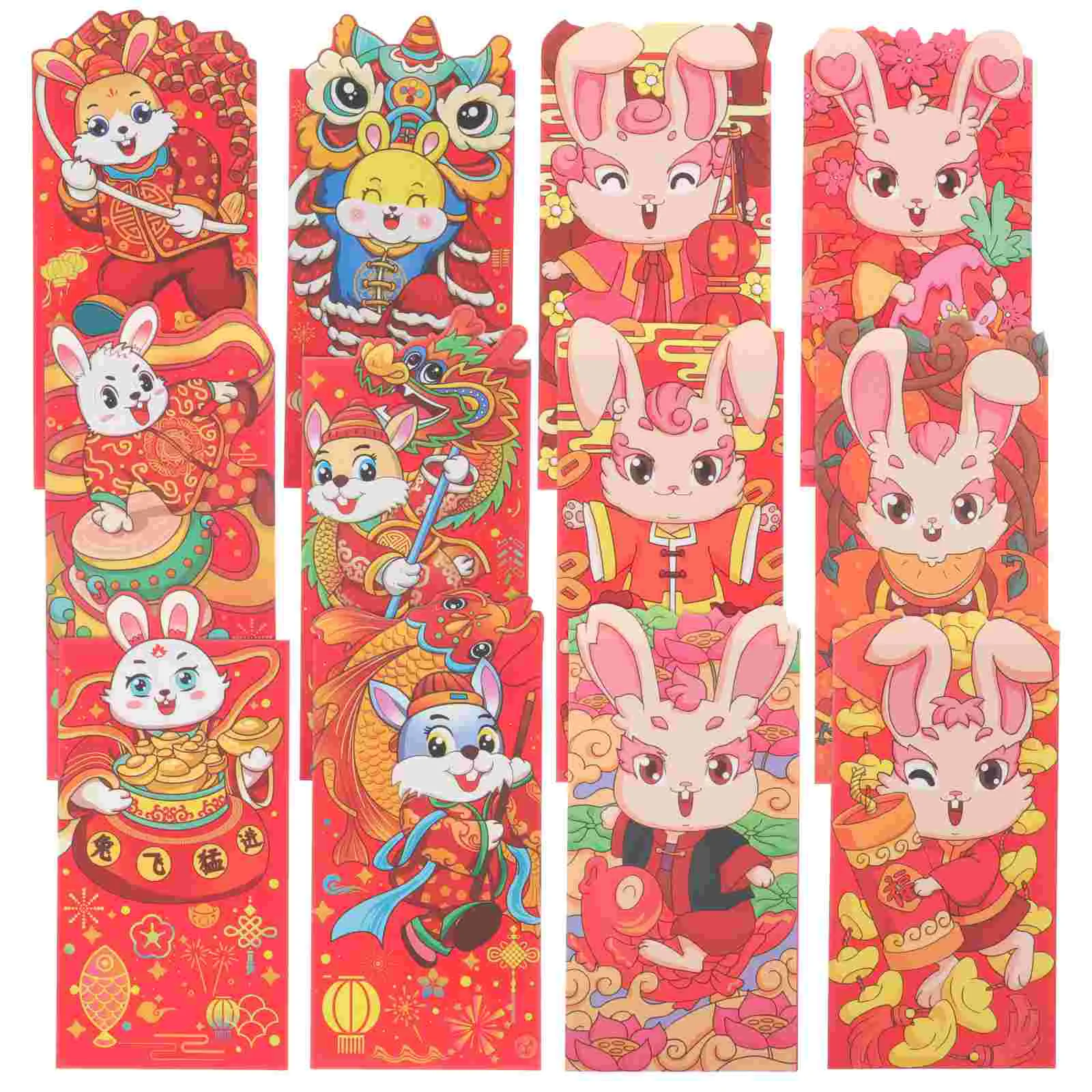 

Red Envelopes Year Money New Packet Packets Rabbit Chinese Paper Envelopethe Spring Festival Cash Traditionalpocket Lucky