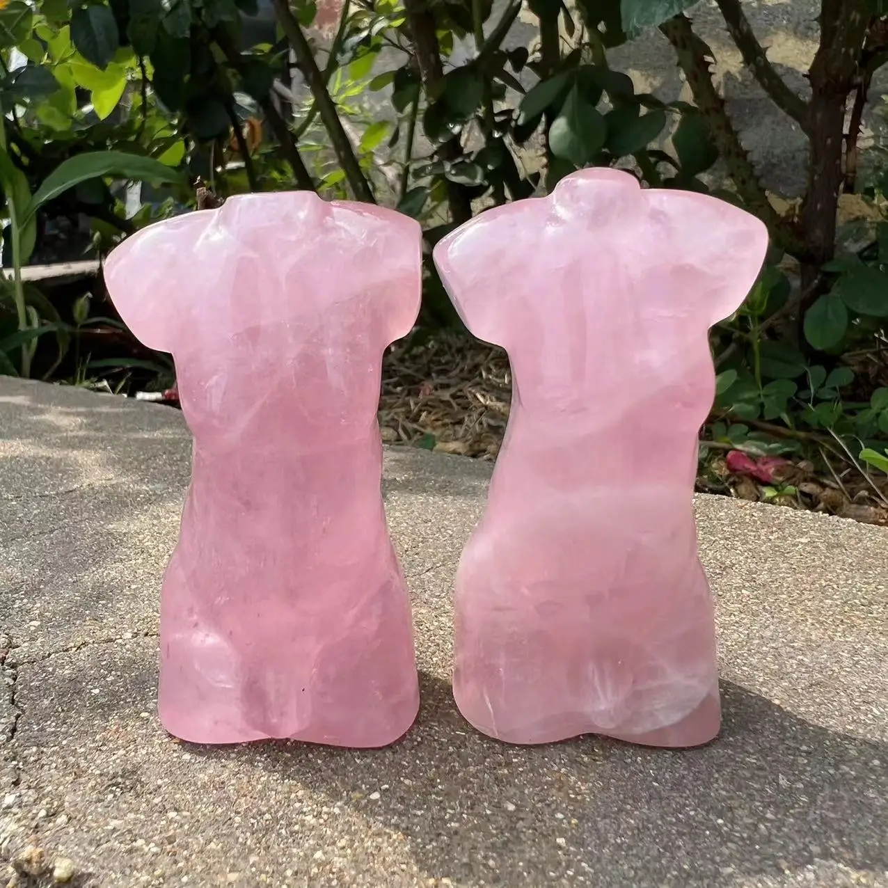 

Crystal Statue rose Model rose Torso Figurine Home Decoration Stones Art