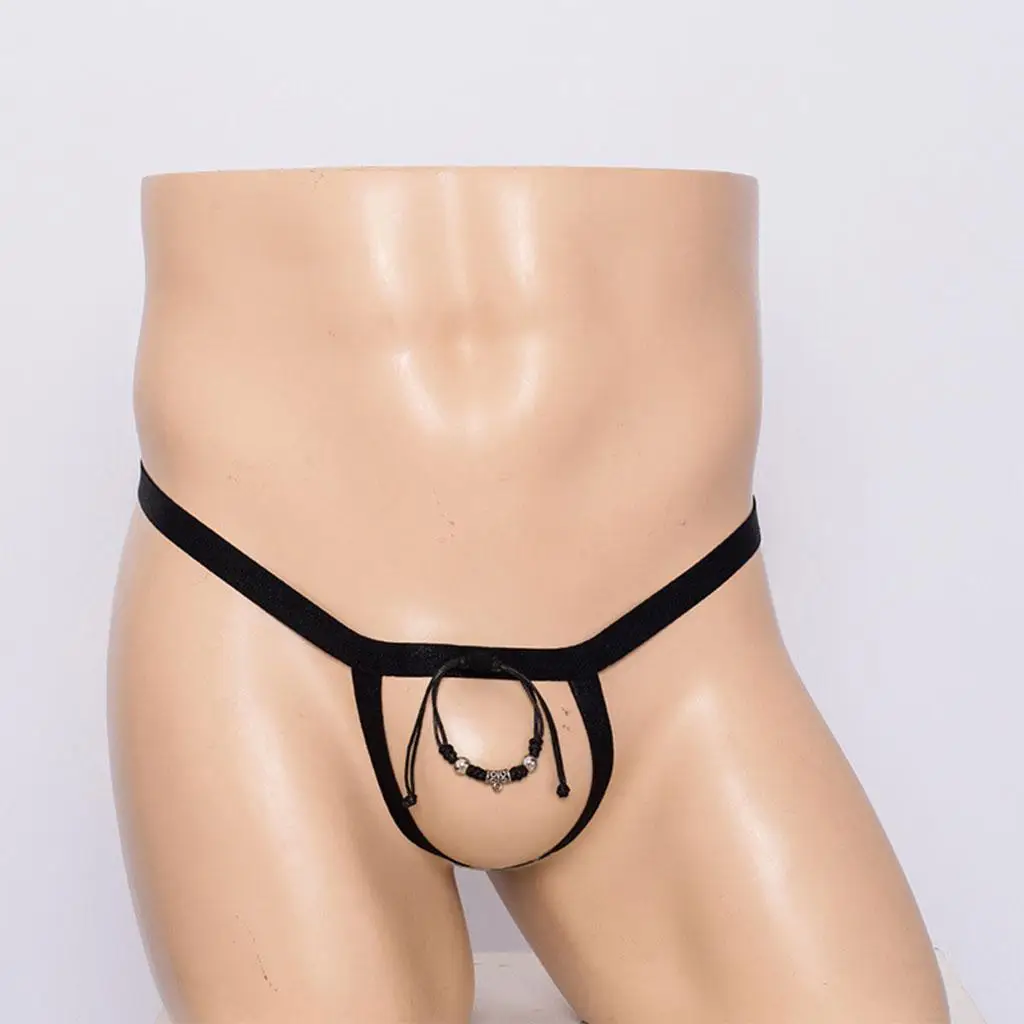 

Men's G-String Thongs Underwear Lover Gift See-Through Shorts Swimsuit Comfy