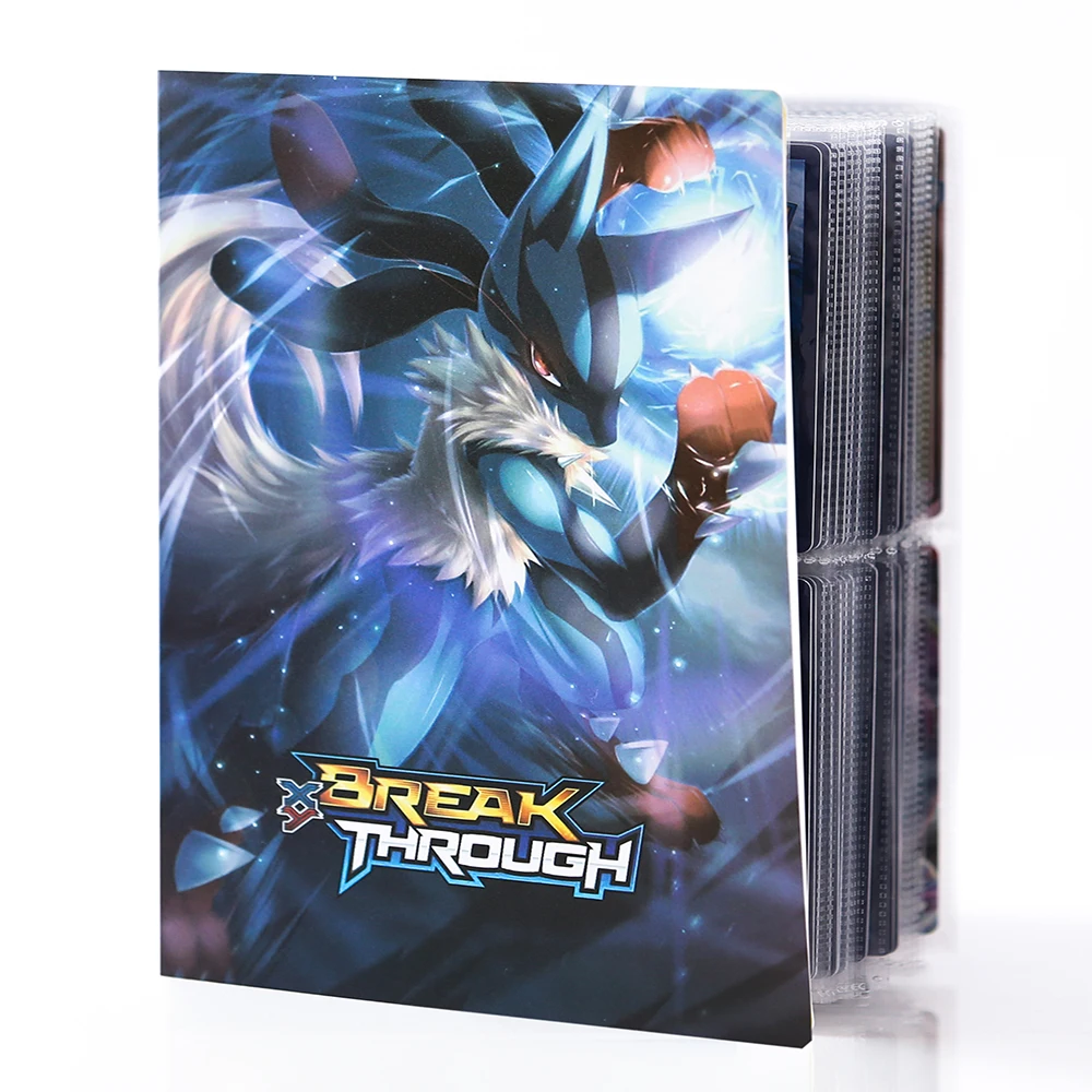 

240pcs Pokemon Card Album Holder Storage Folder Holographic 3D Flash Shiny Game Card Map Collection Display Notebook Vmax GX
