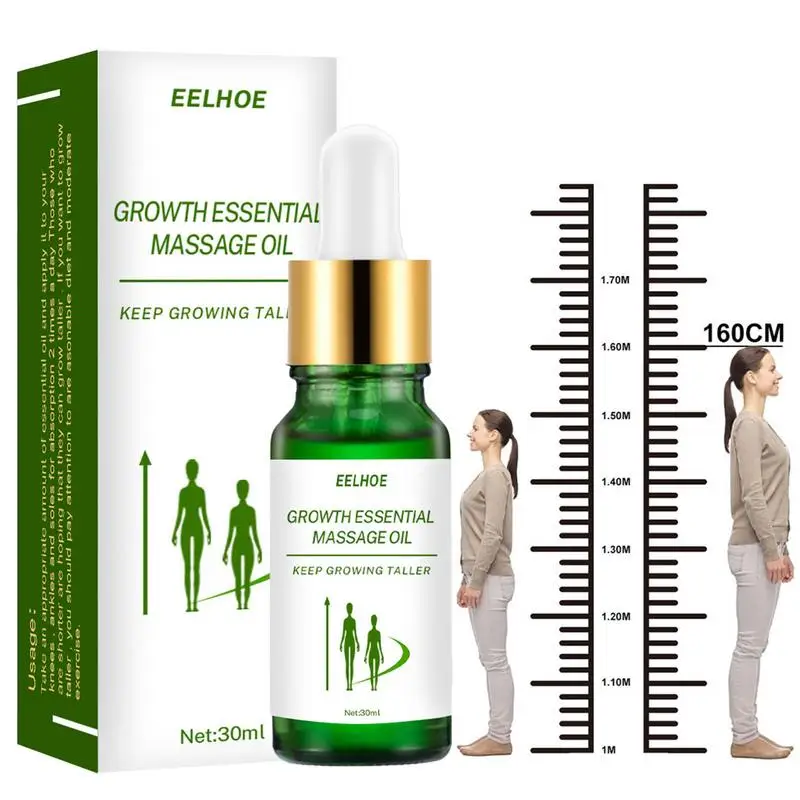 

Height Increasing Fast Growth Massage Oil Organic Essential Oil For Getting Taller Height Boosting Essence For Shorter People