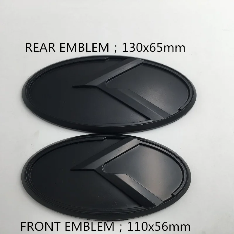 

3D K логотип для OPTIMA Forte Rio k900 Senda, черный углеродное волокно, летная деталь (передняя решетка + Задняя багажная часть), значок, наклейка