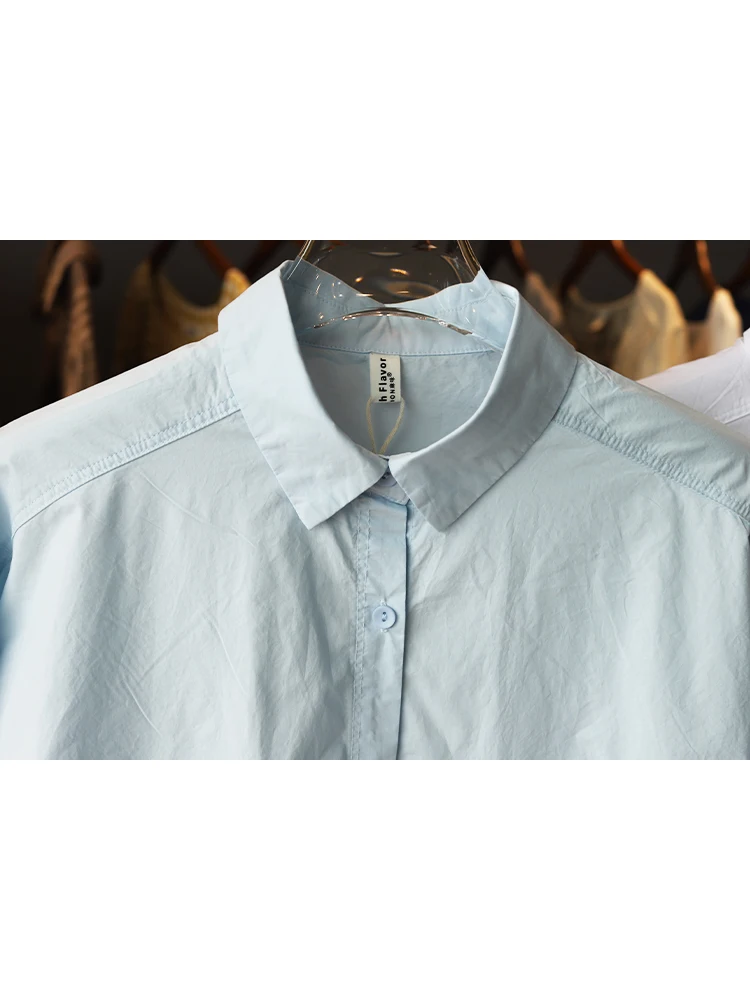 Осень 2024 модная повседневная художественная свободная рубашка больших размеров