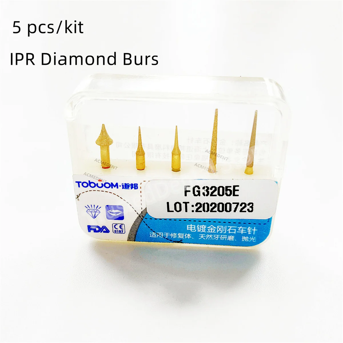 

5Pcs/Kit Dental Grind Polishing Bur Interproximal Enamel Reduction IPR Burs FG3205E