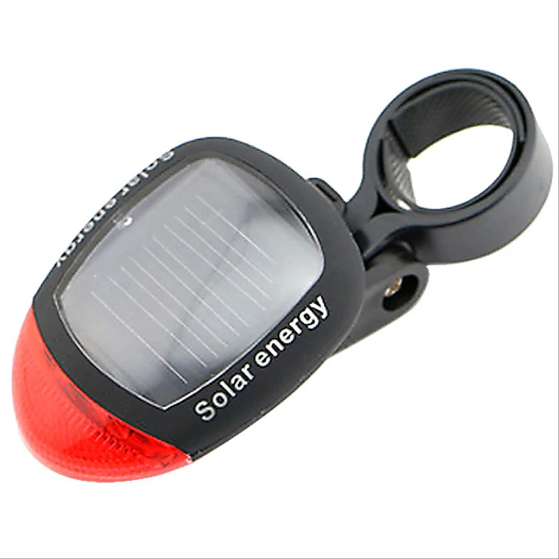 

Rear Light Bicycle Lamp Cycling Safety Solar Power Energy Taillight Rechargeable USB 2 led Bike Accessories Warning Light