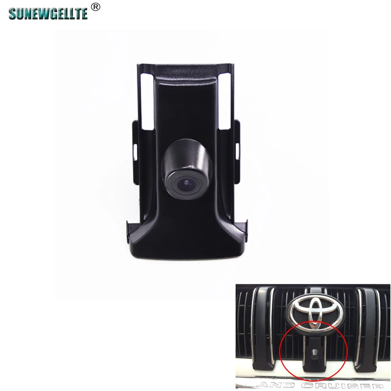 CCD HD Автомобильная камера переднего вида для Toyota Land Cruiser Prado 2700 4000 2014 2015 установка