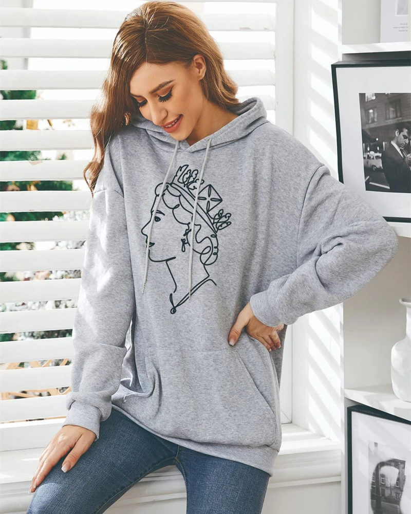 

Y2k Clothes Hoodies Women Sudaderas Con Capucha Korean Fashion Mujer Winter Fall Outfits Hooded Sweatshirts Christmas Pullovers