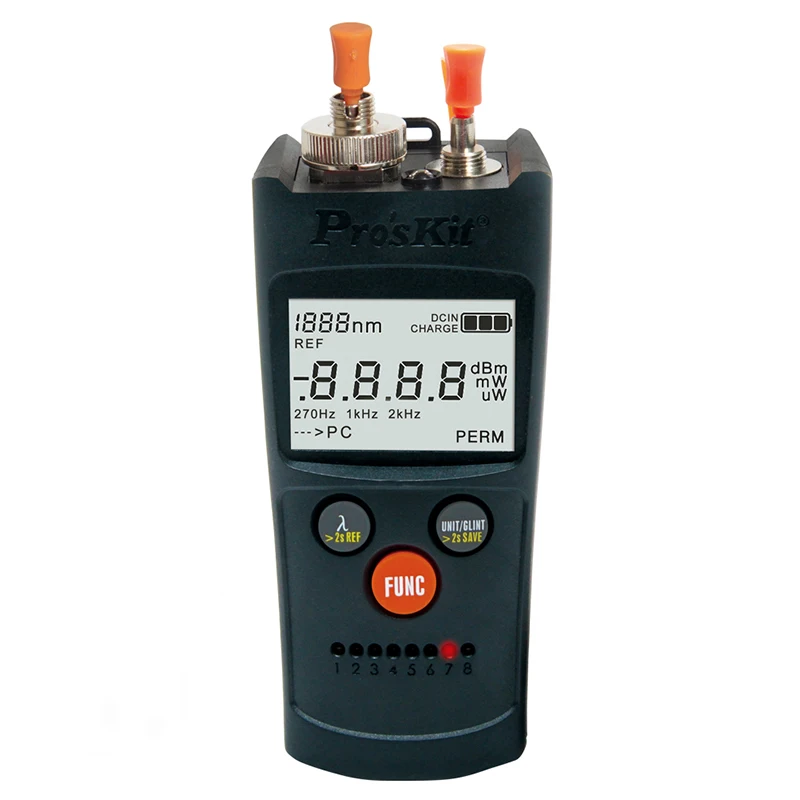 Pro'sKit MT-7602-C Измеритель мощности оптоволокна 4-в-1 тестовая ручка для лазерного