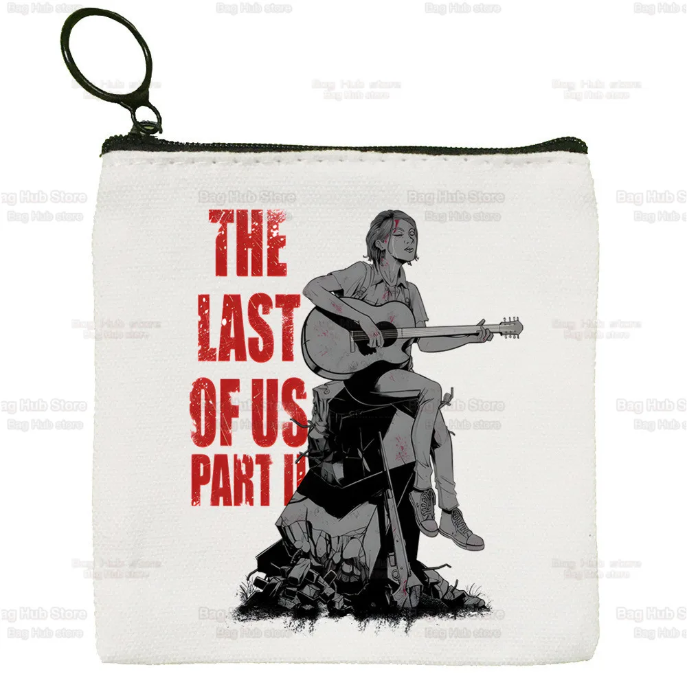 

The Last of Us Canvas Coin Purse Joel Ellie Storage Pouch Firefly Canvas Bag Fireflies Coin Bag Infected Stage Key Coin Purse