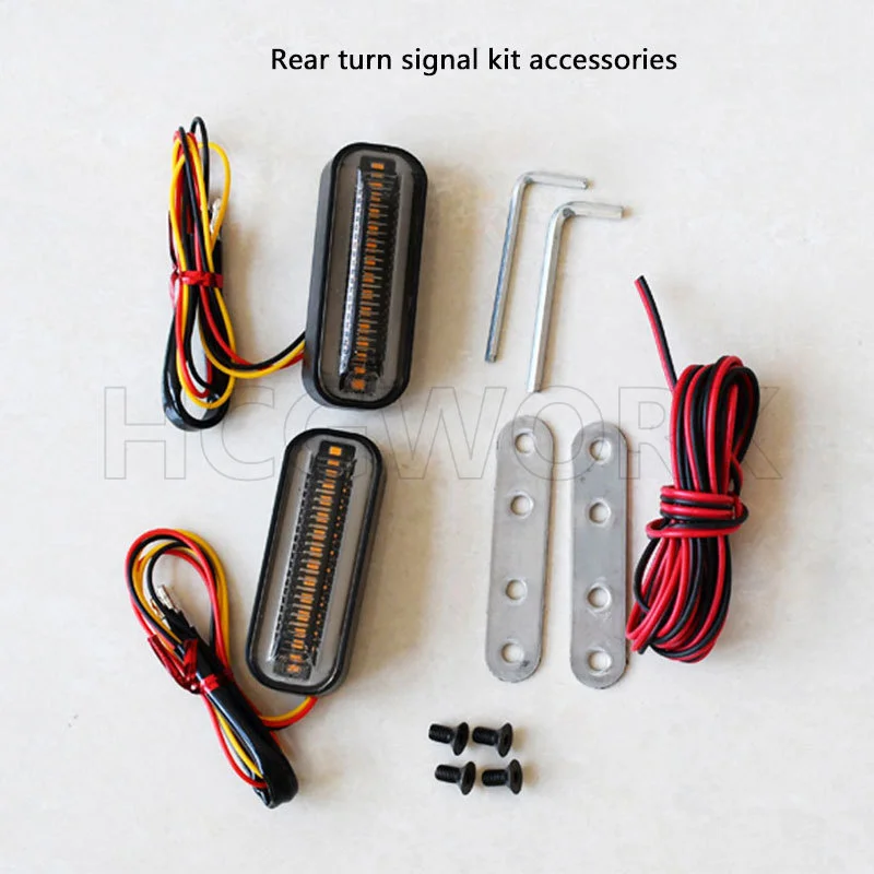 

Front and Rear Led Turning Light Signal Light for Ninebot B30c B40 B60 B80 Modified Parts