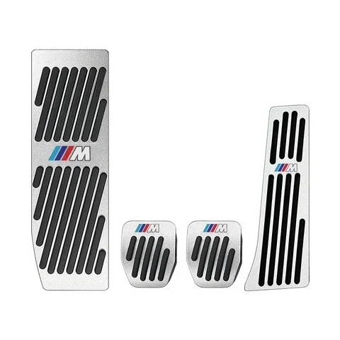 Для BMW AT MT 3 серии E39/E46/E87/E90/E92, противоскользящая подставка для ног, накладки на педали тормоза и газа, чехлы, автомобильные аксессуары