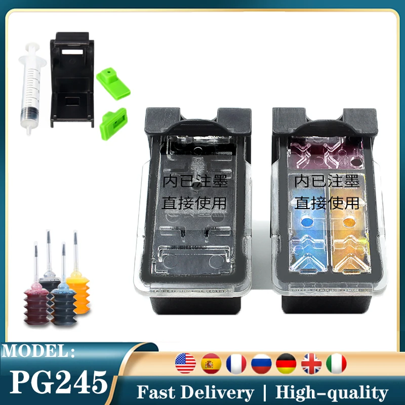 Женский чернильный картридж PG245 CL246 для Canon PG 245 PG-245 CL 246XL принтера Pixma iP2820 MX492 MG2924