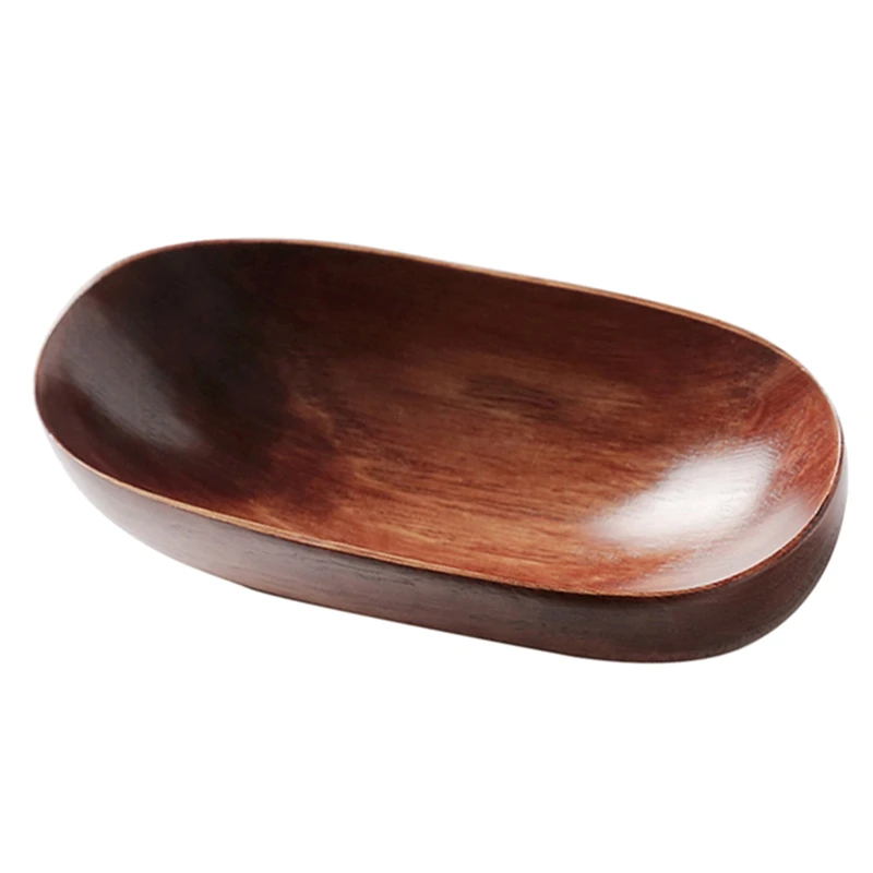 

Japanese Dried Fruit Tray Solid Wood Tableware Food Tray Dessert Snack Tableware Household Tableware