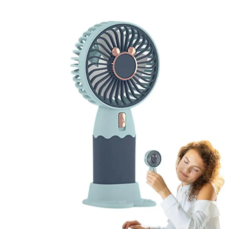 

Портативный мини-вентилятор с USB, для улицы, креативный настольный USB-вентилятор с медведем, для офиса и путешествий, персональный бесшумный портативный ручной вентилятор