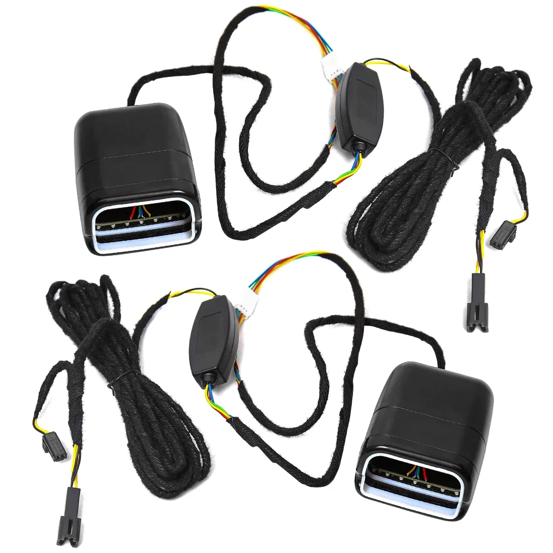 For Tesla Safety Buckle Ambient Light 64 Colors For Model 3 Model Y S X Seat Belt LED Decorative Lamp Car Interior APP Control