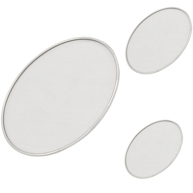 

Air Fryer Accessories Stainless Steel Oil Splatter Screen Anti Grease Splash Scald Proof Frying Pan Cover Oil Net