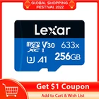 Карта памяти Micro SD Lexar, карта флэш-памяти 256 ГБ, 128 ГБ, 64 ГБ, макс. 95 МБс., SDXC, SDHC Для Gopro, DJI, Nintendo Switch