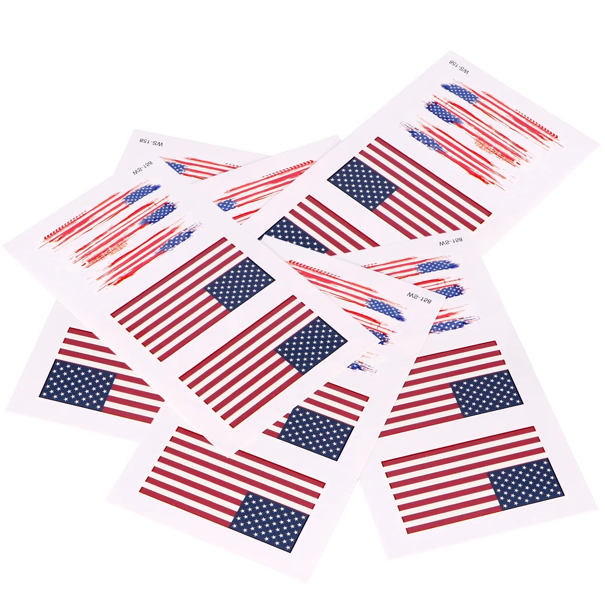 

Лицевая наклейка s Body Temporary July патриотическая бумага 4 маскарадная наклейка День Независимости четвертый американский флаг