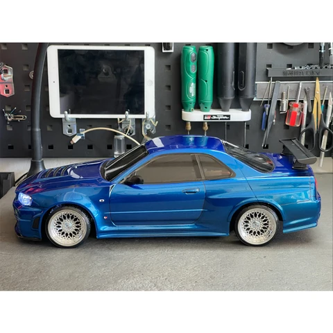 Tamiya 1/10 Drift Remote Control Car Tt02 Nissan Gtr R34