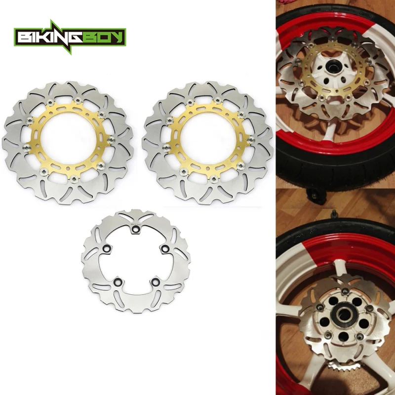Фото Передние и задние тормозные диски (роторы) для YZF R1 98-26 №3