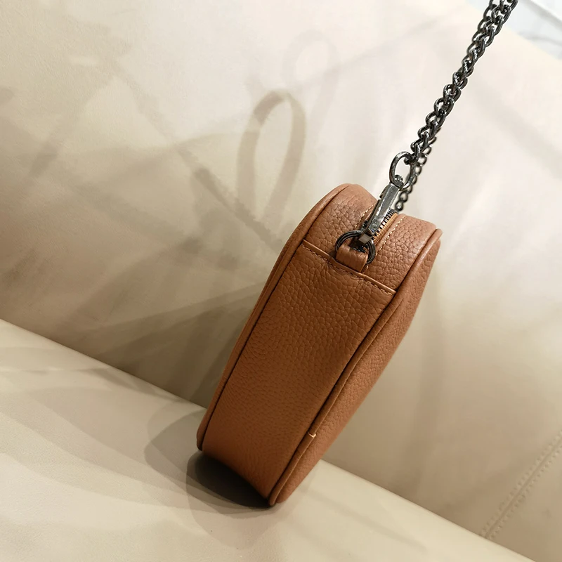 Роскошный винтажный Кошелек для монет из натуральной кожи женский маленький