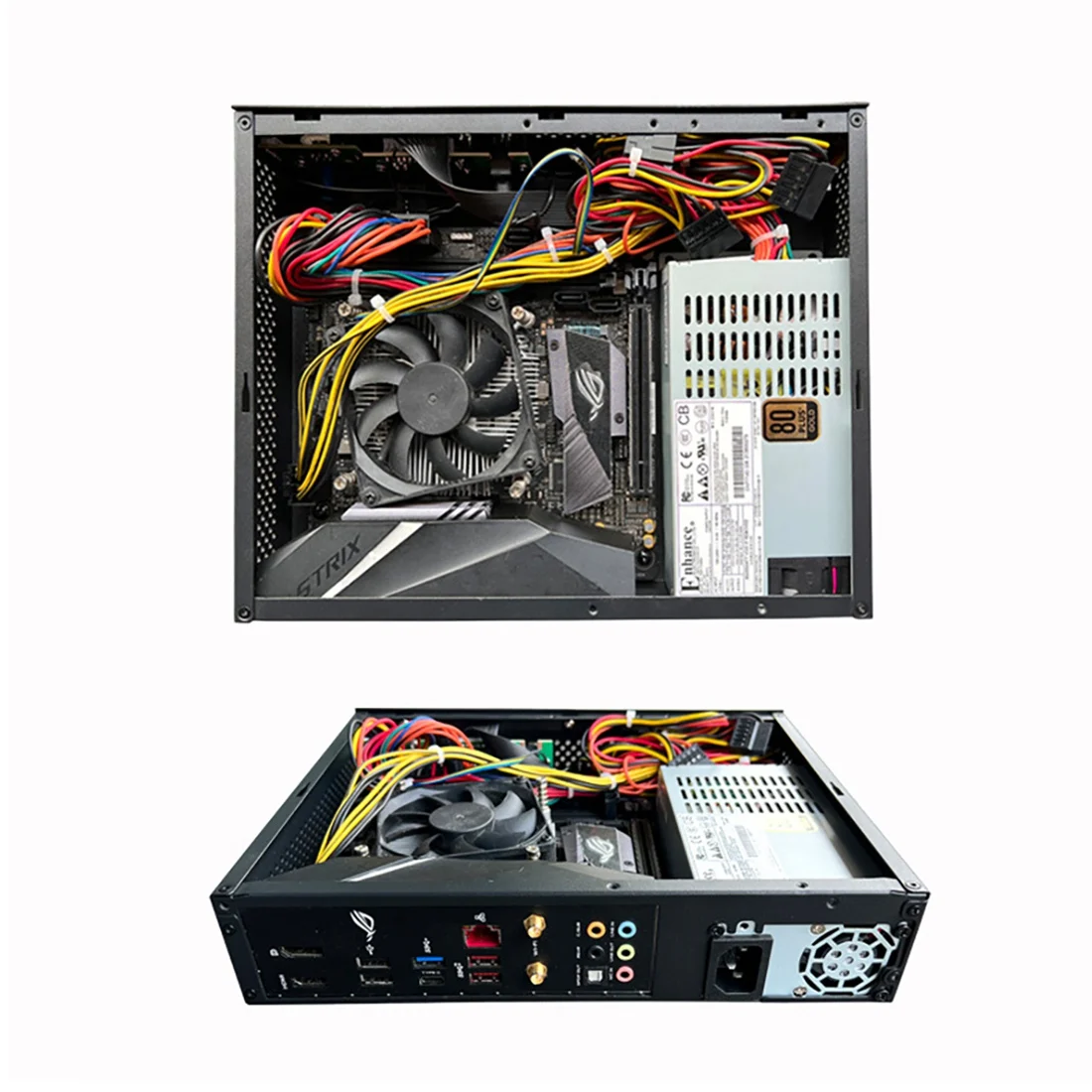 Чехол для настольного компьютера SKTC A11 HTPC Mini 3L может стоять или лежать