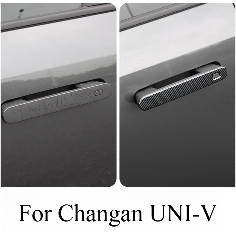 Фото Для Changan UNI-V внешняя ручка декоративная нашивка внешнее украшение обновление декоративная наклейка на корпус ручка наклейка аксессуары №4