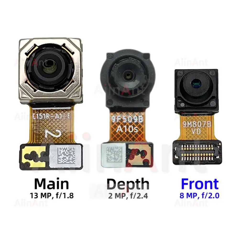 Оригинальная камера задняя Передняя маленькая макроглубина основная задняя камера гибкий кабель для Samsung Galaxy M01s M01 M015F M017F детали для телефона