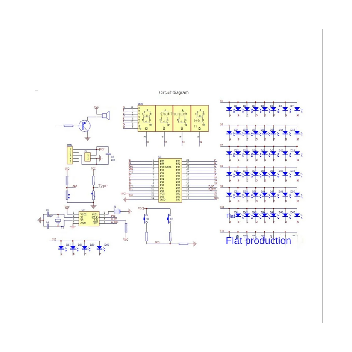 Kit Light Controlled Temperature Alarm Clock Assembly Diy Welding Parts 51 Single-chip Microcomputer