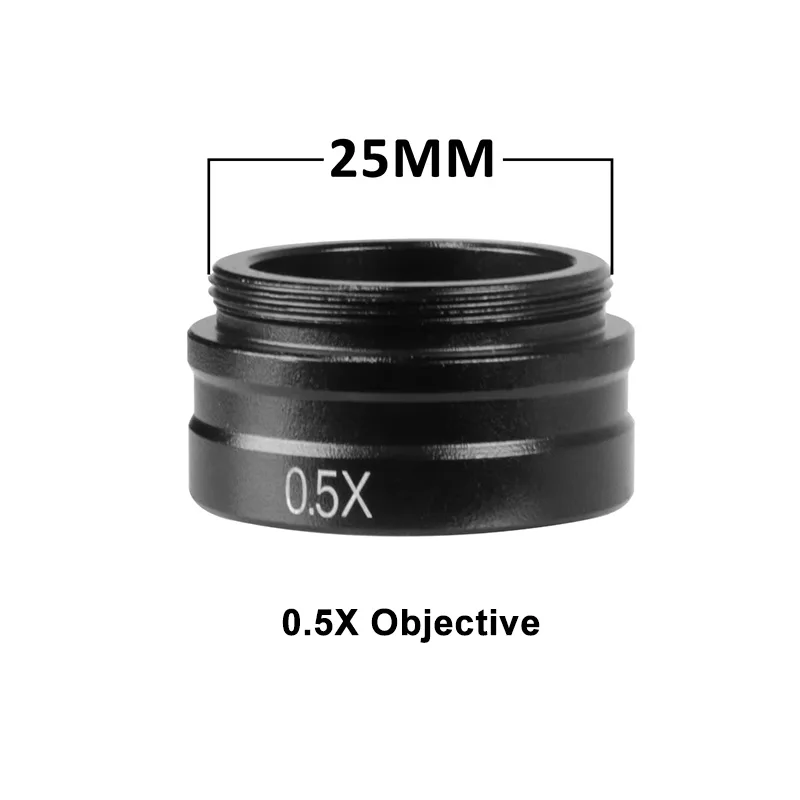

0,5-кратный вспомогательный объектив Барлоу, 150-кратный зум-объектив с креплением C, 25 мм, фокусное поле зрения, диаметр установки 28/42/50 мм, камера