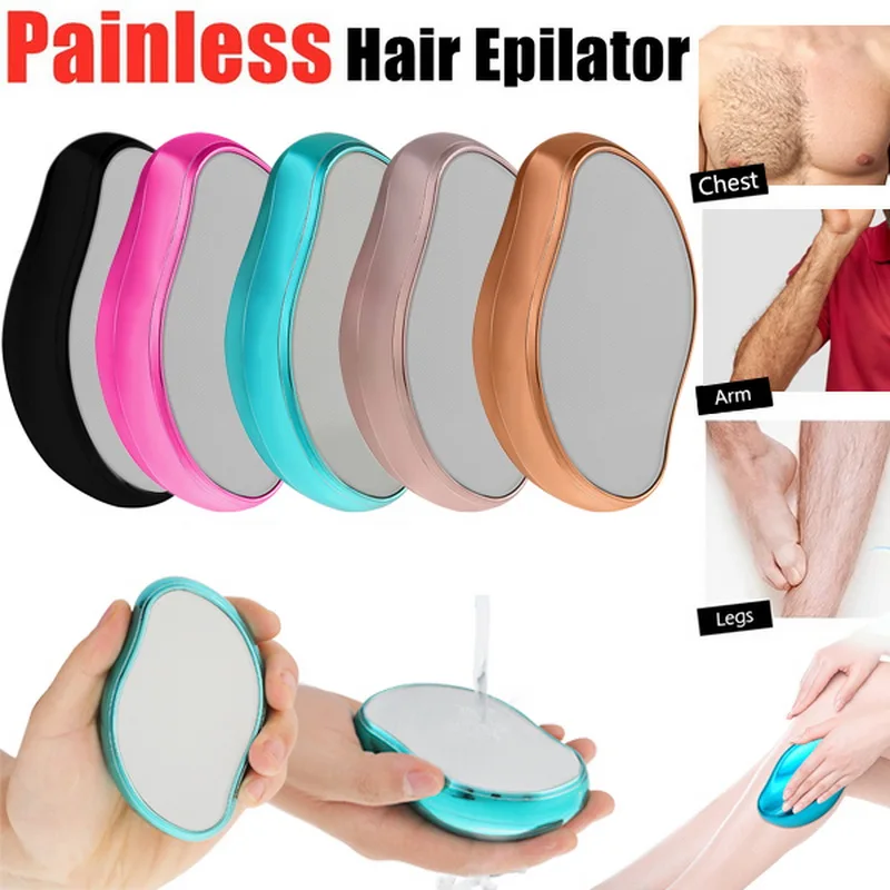 Crystal Hair Eraser Hair Removal Epilator Physical Painless Safe Easy Cleaning Reusable Depilation Body Scrubber Cleaning Tools