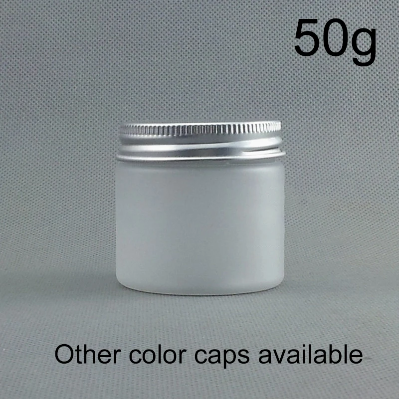 

50g Matte Plastic Refillable Jar 50ml Empty Makeup Cream Cosmetic Travel Bottle Coffee Beans Spice Capsule Packaging Container