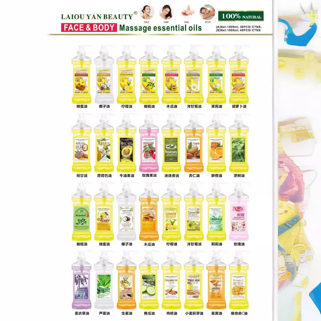 Масло глицериновое для лица и тела увлажняющее эфирное масло массажное открытой