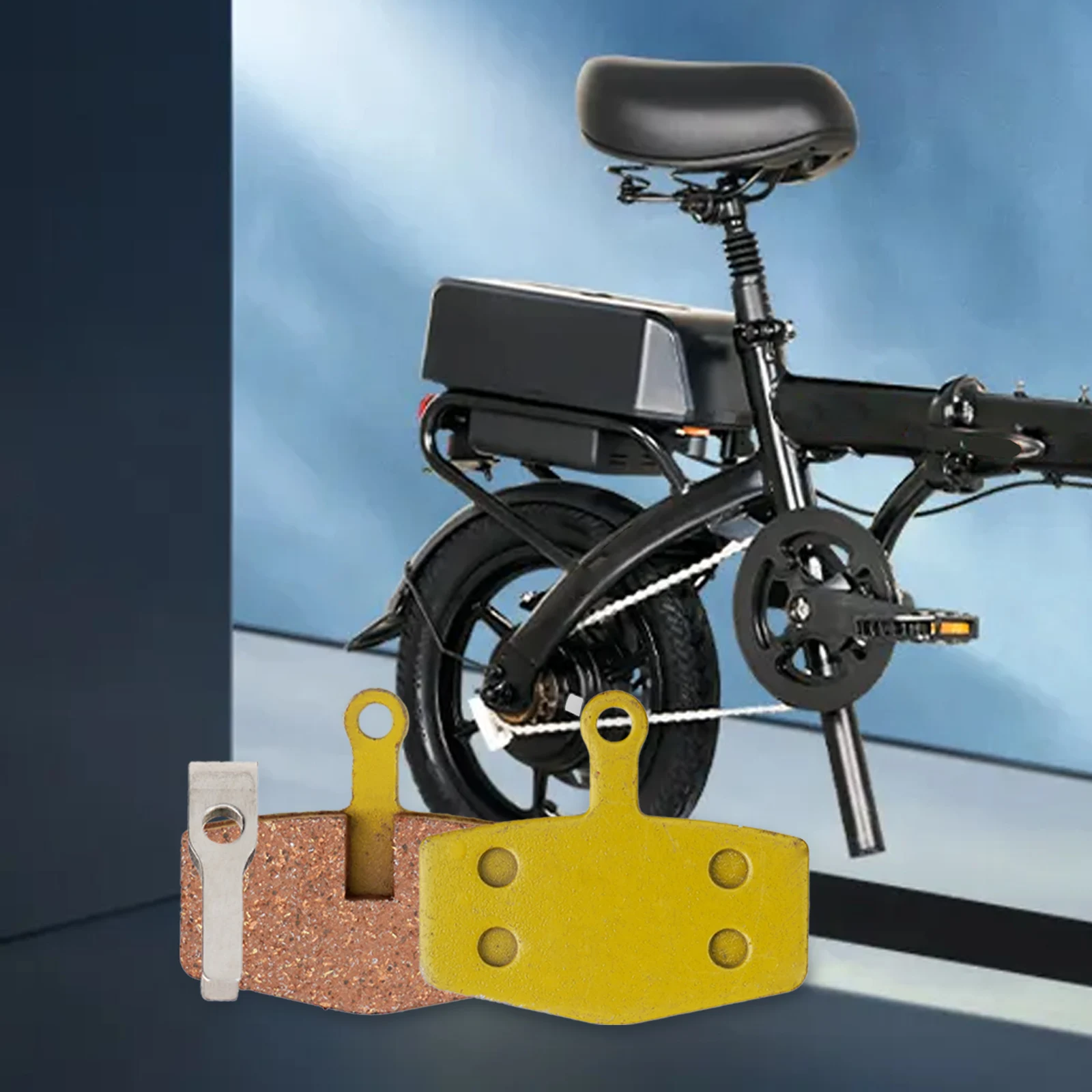 1 пара MTB тормозных колодок, цельнометаллические дисковые тормозные колодки для электронного велосипеда S5, диски, тормозные колодки, запасные аксессуары для электрического велосипеда (art.: 3920cdea074bf) - 3920cdea074bf