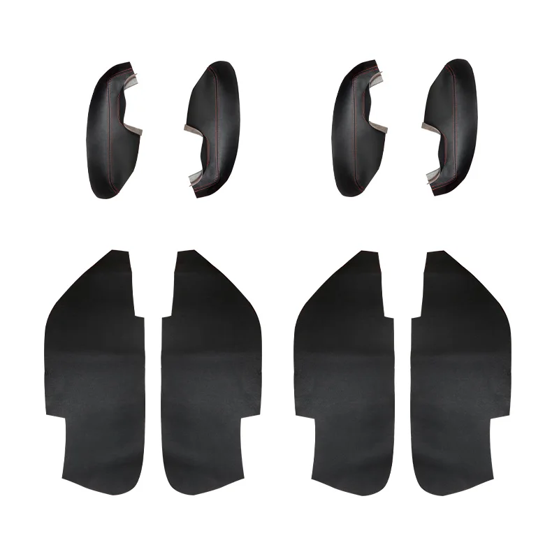 4 шт. автомобильный Стайлинг внутренняя дверь подлокотник кожаный чехол защитная