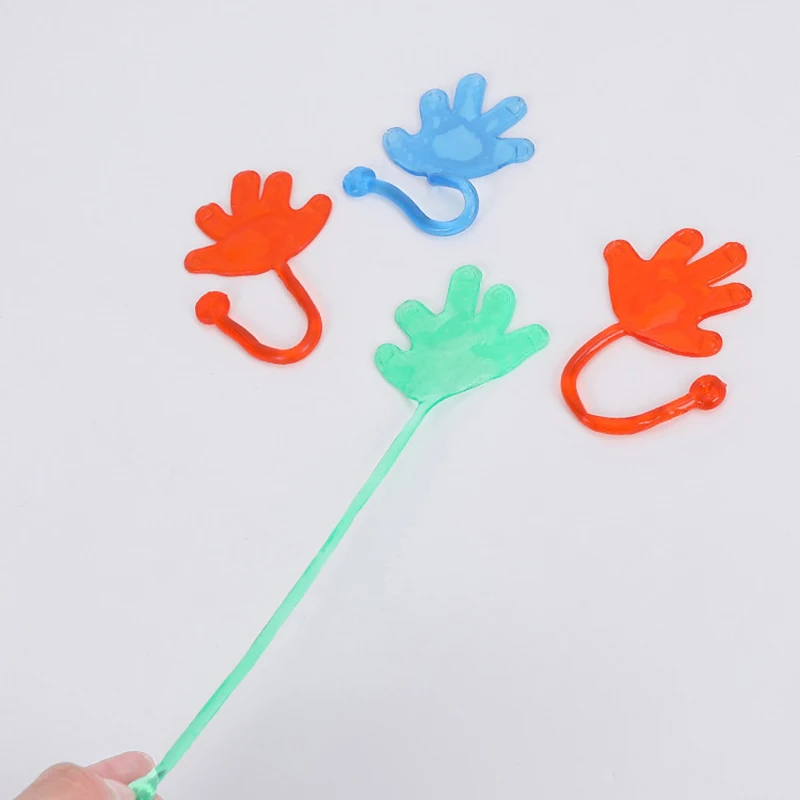 

5Pcs Sticky Palm Strong Stickiness Toy Wall Crawling Sticky Tricky Toys For Kids Creative Novelty Toys Party Favors