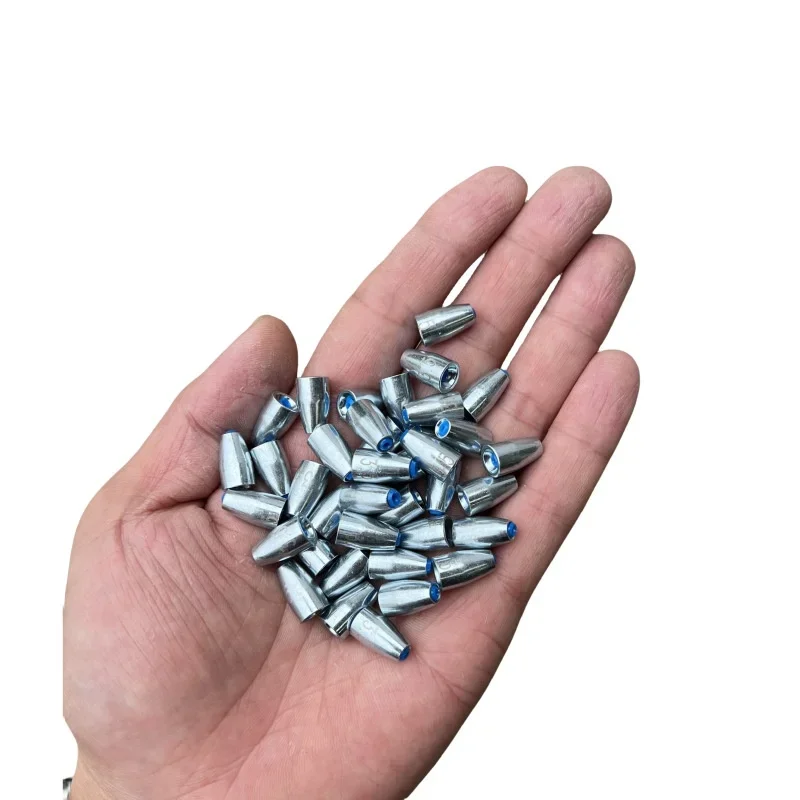 Фото 20 шт. свинцовое грузило с пластиковым сердечником Bullet Worm Sinker 3,5 г-20 г для Texas Rig и Carolina Rig, аксессуары для рыболовных снастей №5