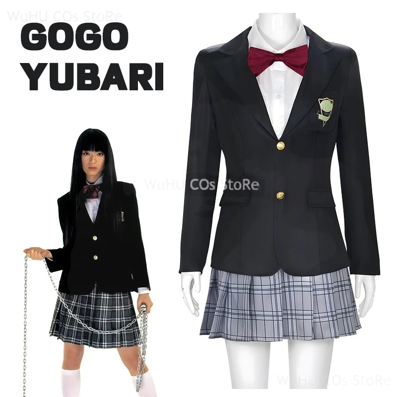 Kill Bill Gogo Yubari Cos японская школьница косплей парик костюмы на Хэллоуин фильм JK