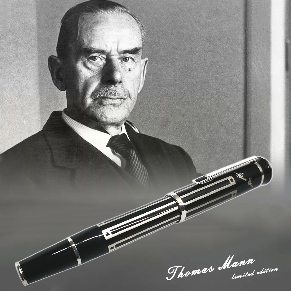 

YAMALANG Great Writer Thomas Mann Luxury MB Roller Ball Fountain Pen Monte Stationery With Series Number 0886/6000