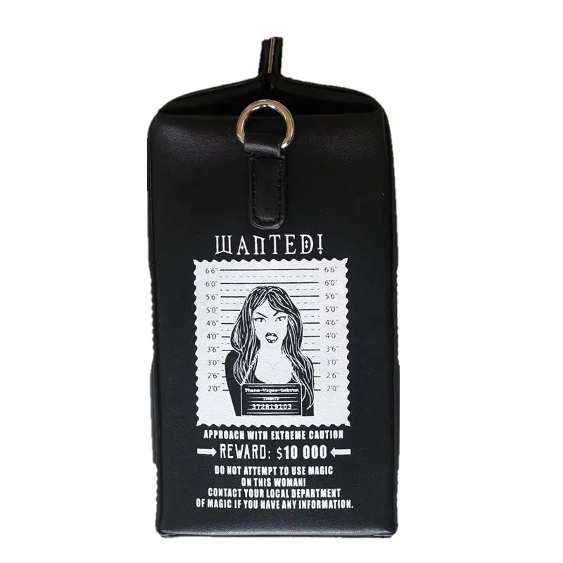 Темные кошельки и сумки в стиле Харадзюку для женщин модная сумка через плечо с