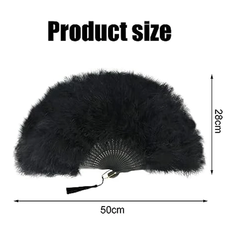 Винтажный черный складной ручной вентилятор праздничный Ручной Веер-хлопушка