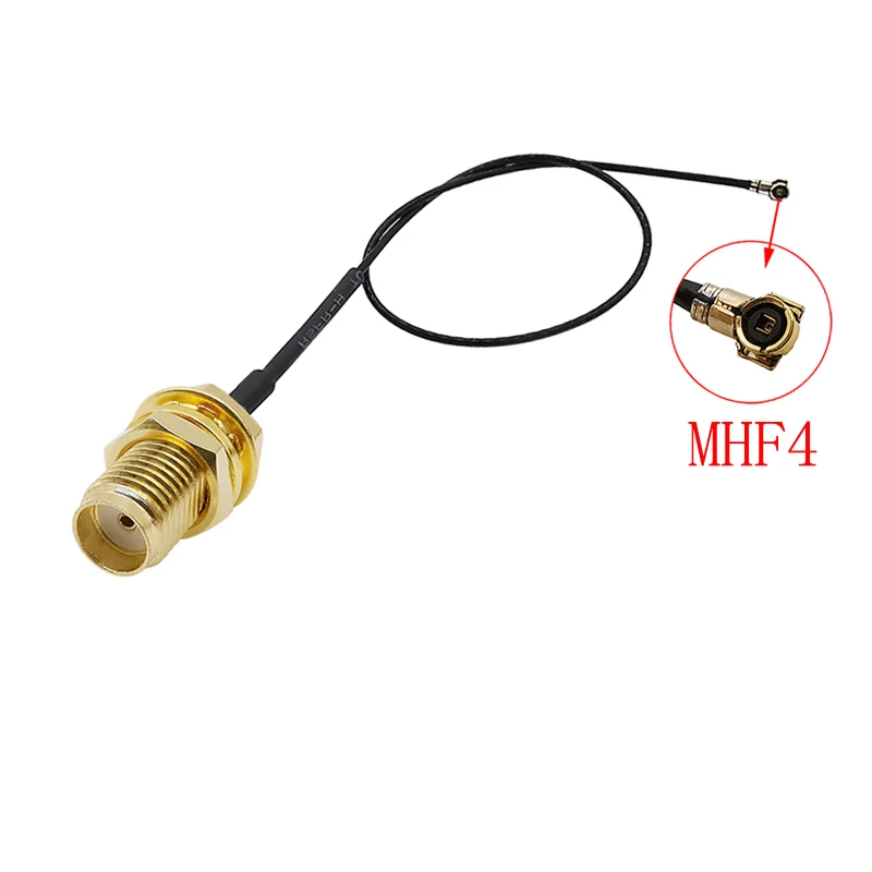 1 шт. U.FL IPX IPEX MHF4 К гнездовой гайке SMA 0,81 мм кабель Wi-Fi антенный разъем для M.2 NGFF интерфейс беспроводная сетевая карта