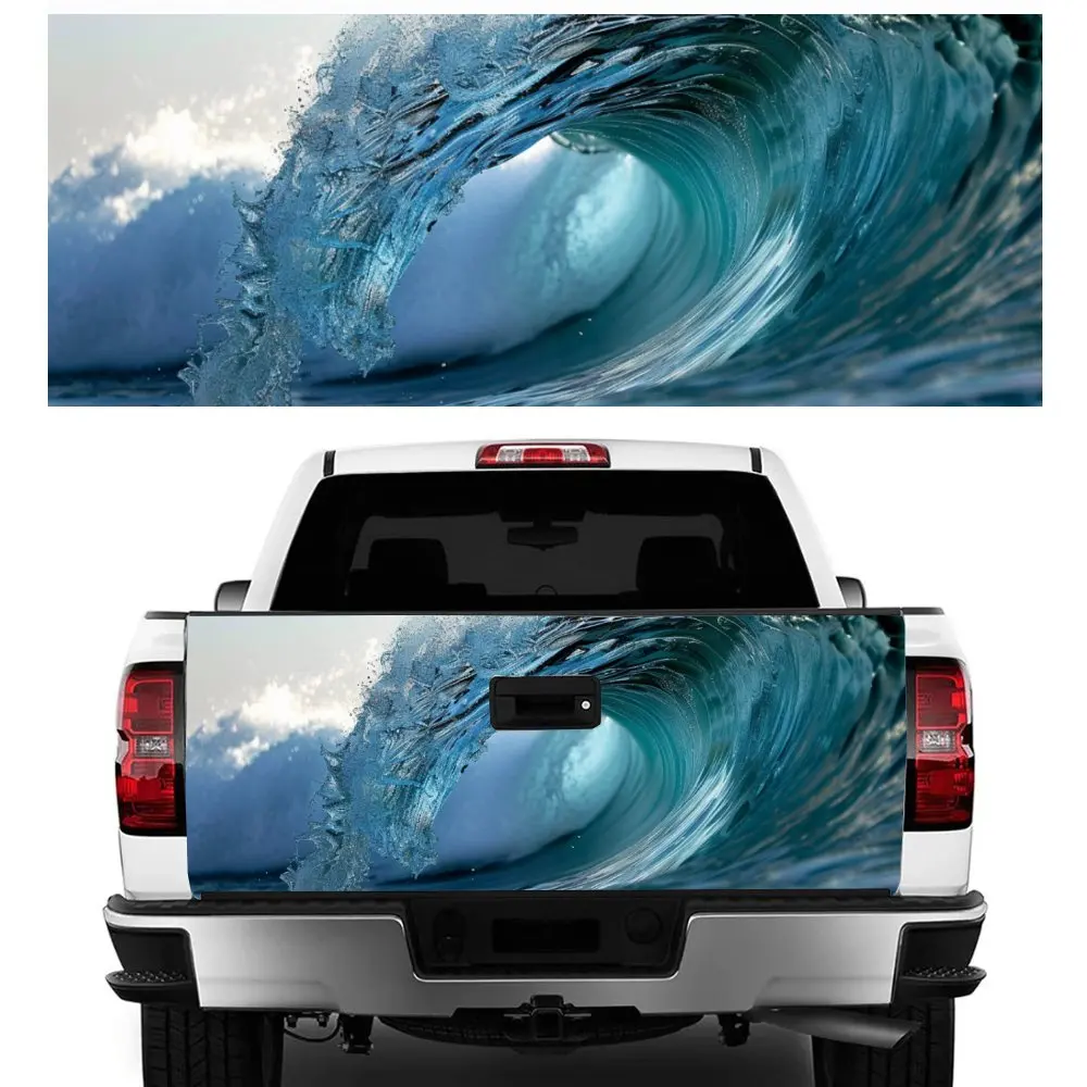 Удивительные волны и Rapids защита багажника автомобиля Vinly наклейка