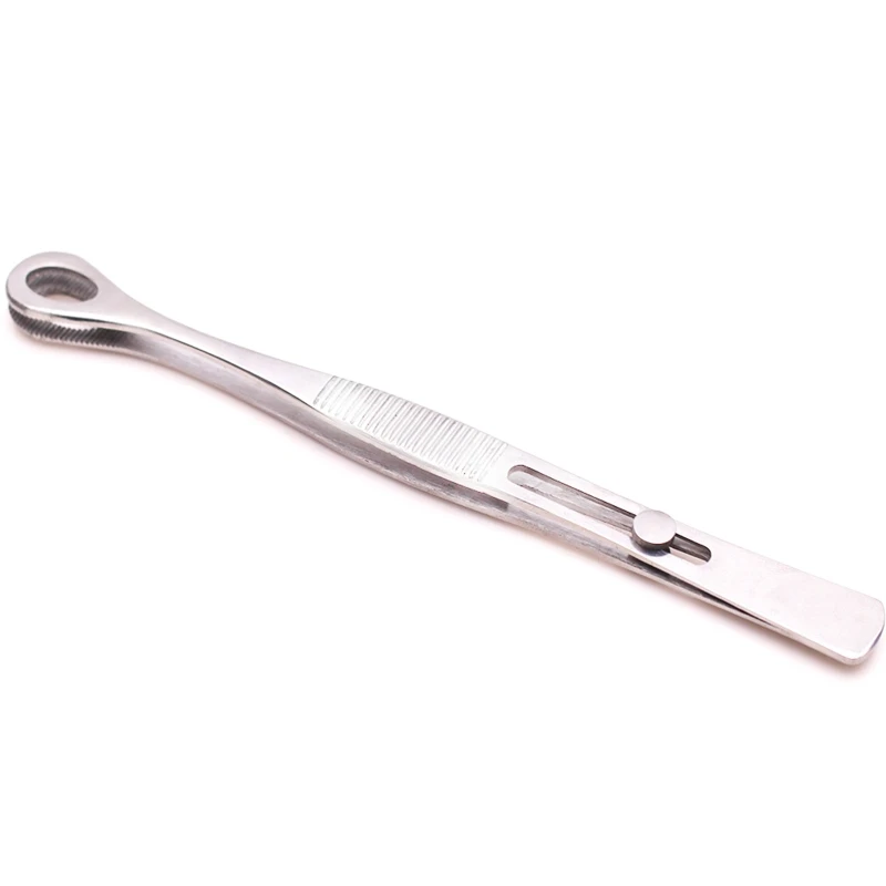 

Универсальный пирсинг для тела, стандартный пинцет с прорезью и прорезью, инструменты для пирсинга со скользящим и легким замком тела