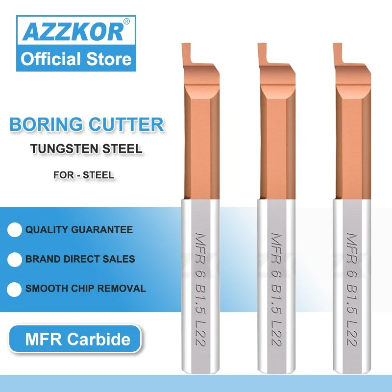 

Face Grooving Milling Cutter MFR Carbide Lathe Boring Cutter Coated Mini Internal Turing Tungsten Tool Cutting Small Hole