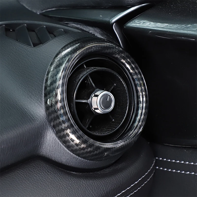 Для Mazda MX-5 2016-2023 ABS углеродное волокно панель приборной панели автомобиля
