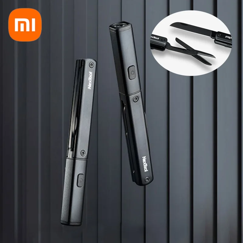 

Xiaomi NexTool Multifunctional Tools 3 in 1 Flashlight Scissors Knife Rechargeable IPX4 Waterproof Portable Outdoors Multitool