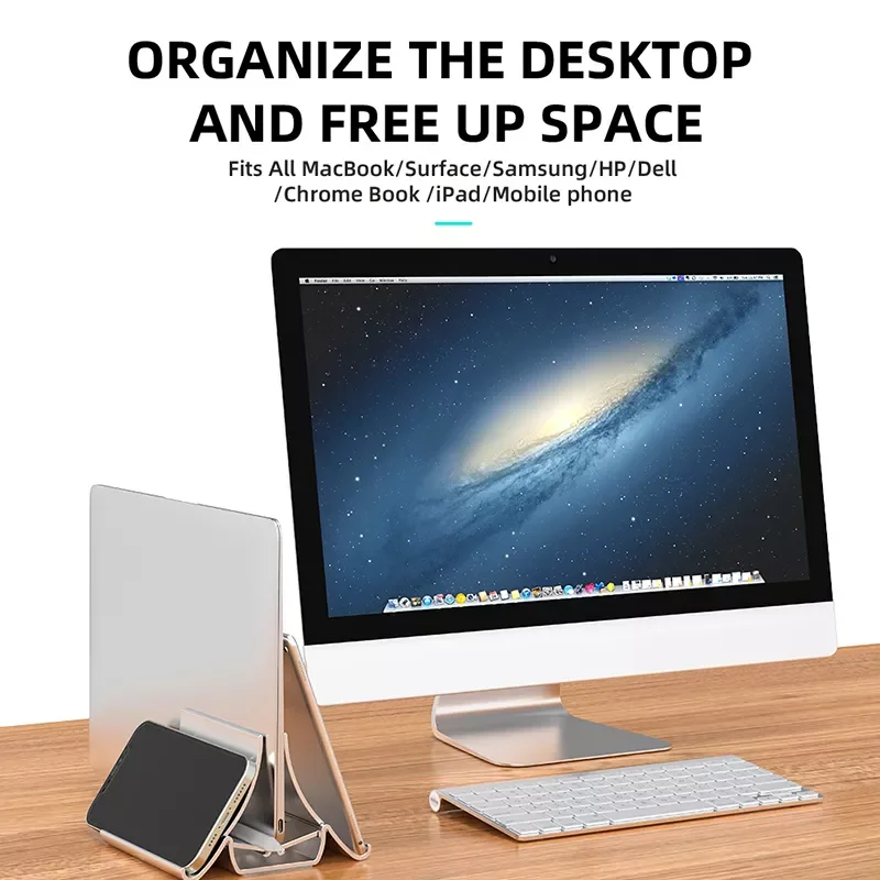 

Laptop Stand Tablet Gravity Storage Stand with Automatic Shrinking Width Phone Stand and Notebook Holder Multipurpose Stand